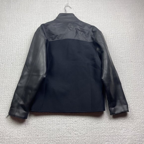 VTG Sea-doo Bombardier Racing Biker Neoprene Jacket Quilted Black Men S Jet Ski - Picture 12 of 14